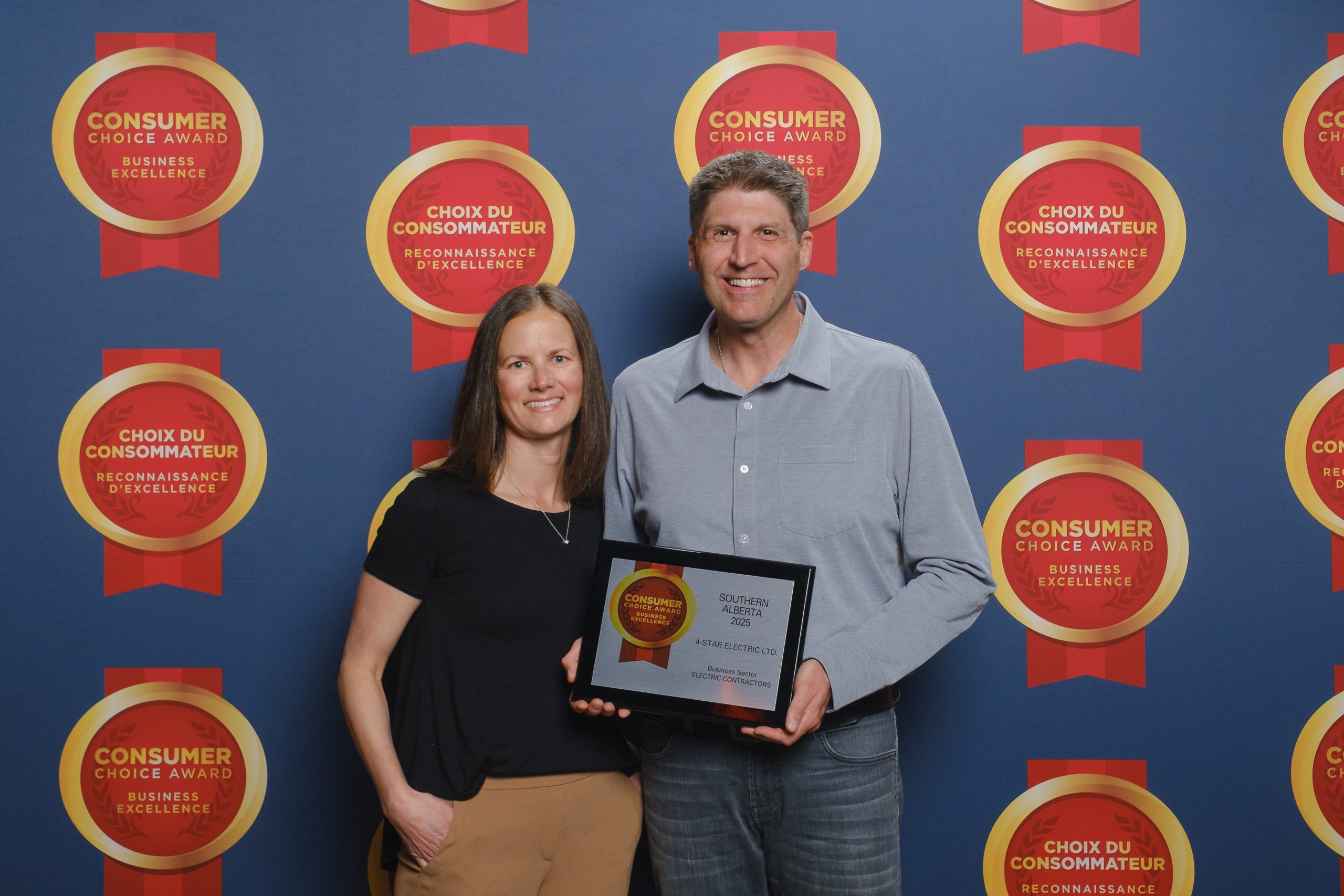 4-Star Electric Wins 2025 Consumer Choice Award for Electrical Contractors in Southern Alberta