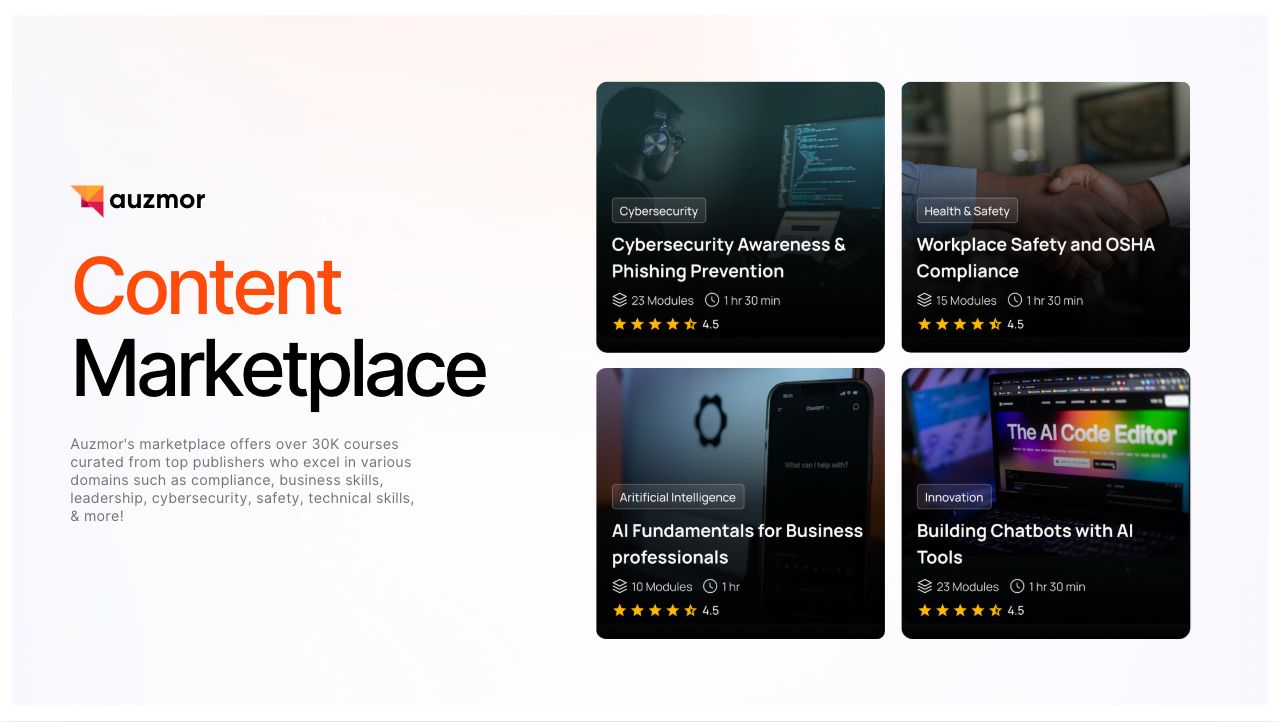 Auzmor Launches Critical E-Learning Marketplace to Close Workforce Skills Gap as LinkedIn Report Finds 49% of Executives Say Employees Lack Critical AI-Era Capabilities
