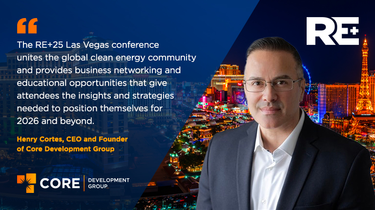 Core Development Group Announces Sponsorship at RE+ 25 Las Vegas