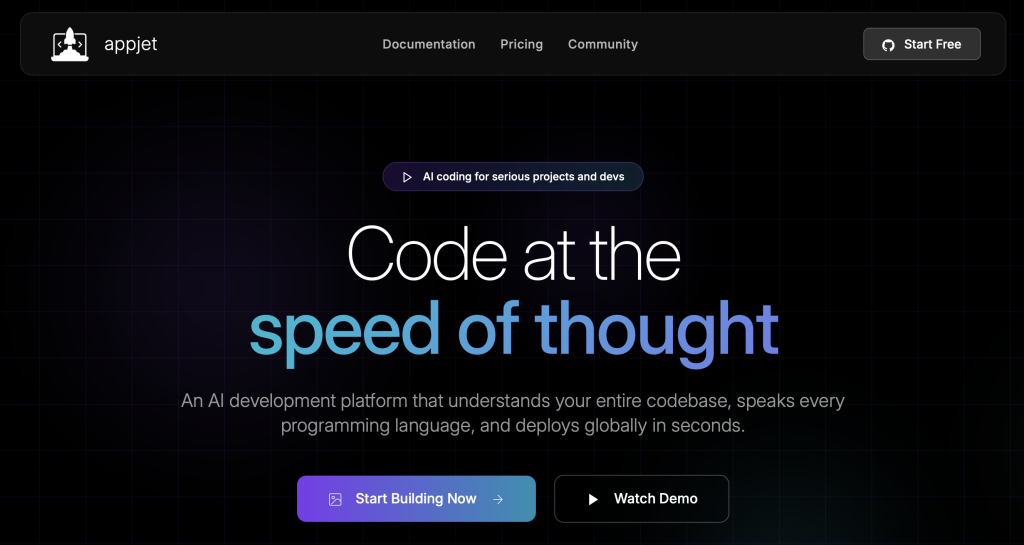 AppJet.ai Launches: A GitHub-Native AI That Codes Full-Stack From Prompt to Deploy