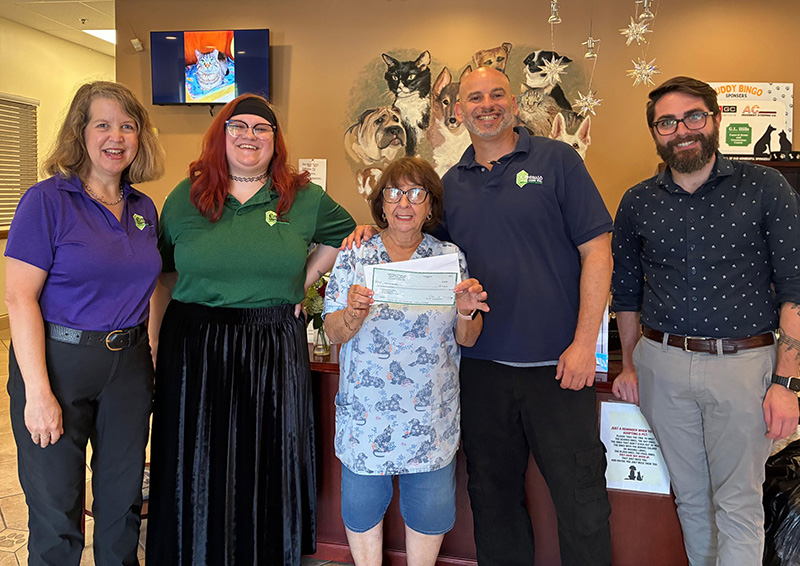 Emerald Lawn Care Donates to The Buddy Foundation to Support Local Animal Welfare Efforts