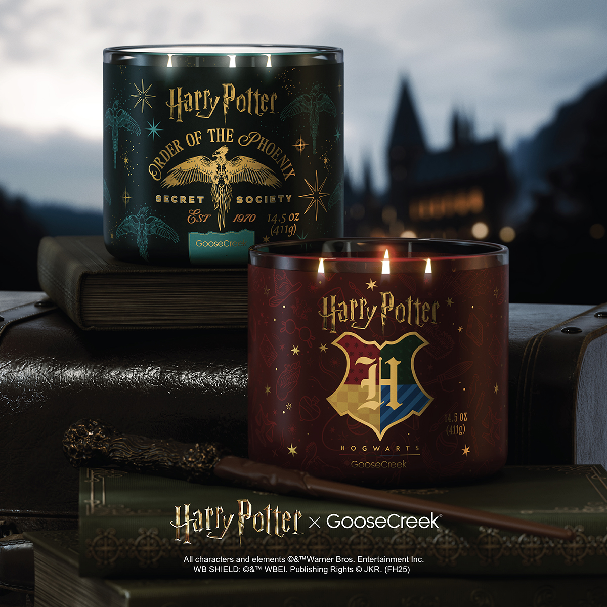 The Harry Potter X Goose Creek Candle Collection