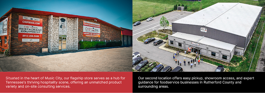 Chef’s Deal Strengthens Tennessee Presence with Two Storefronts and Statewide Restaurant Supply Network