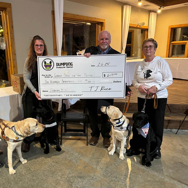 Dump Dog Dumpster Rental Highlights Milestone in Donations to Local Animal Rescues
