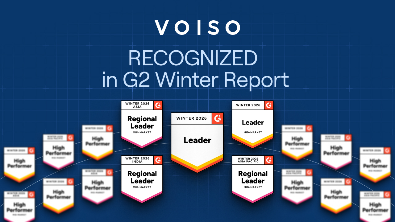 Voiso Recognized with 47 G2 Winter 2026 Awards, Named a Leader Across Six Key Categories