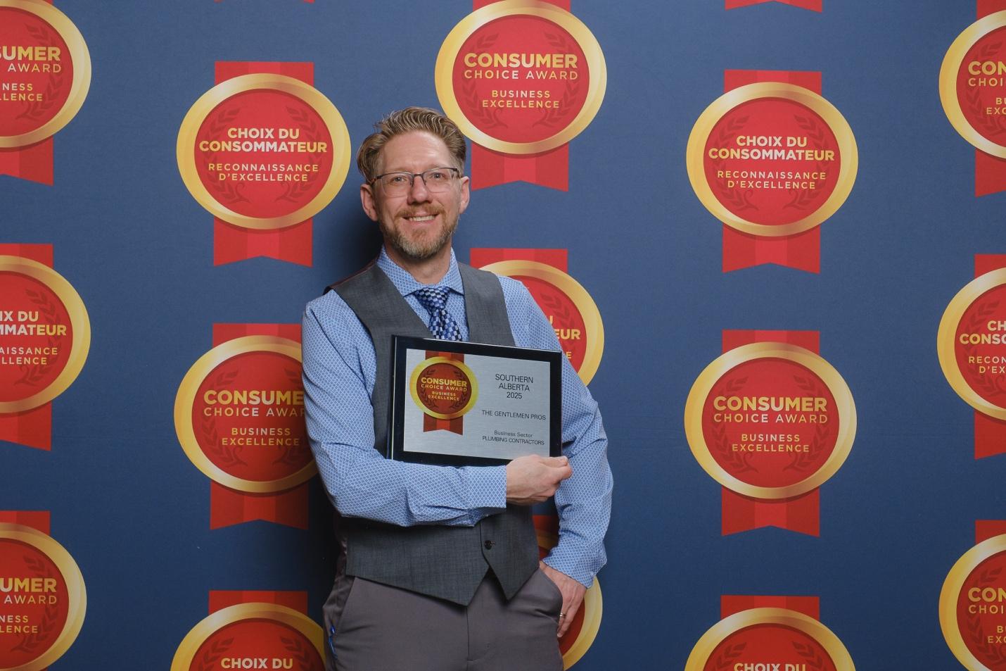 The Gentlemen Pros Honoured With 2025 Consumer Choice Award for Plumbing Contractors in Southern Alberta