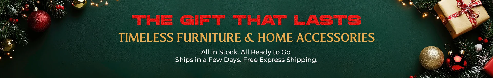 Ornate Home Launches Holiday Collection Featuring In-Stock Ashley Furniture Gifts for Immediate Delivery